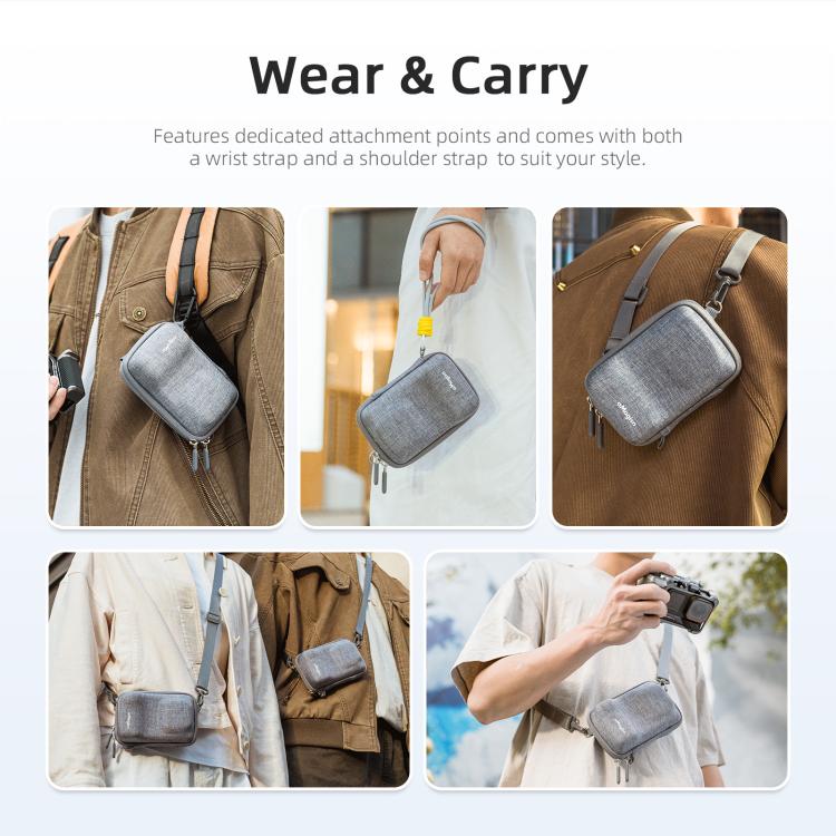 Borsa universale aMaginsn per action camera, kit di impugnatura per fotografia di strada con tracolla