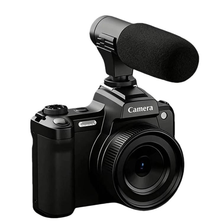 Videocamera digitale HD retrò, fotocamera micro DSLR portatile, DC101 + Microphone, DC101 + Fill Light, DC101 + Microphone + Fill Light