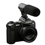 Videocamera digitale HD retrò, fotocamera micro DSLR portatile, DC101 + Microphone, DC101 + Fill Light, DC101 + Microphone + Fill Light