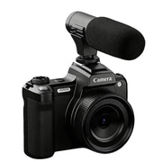 Videocamera digitale HD retrò, fotocamera micro DSLR portatile, DC101 + Microphone, DC101 + Fill Light, DC101 + Microphone + Fill Light