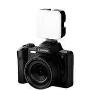 Videocamera digitale HD retrò, fotocamera micro DSLR portatile, DC101 + Microphone, DC101 + Fill Light, DC101 + Microphone + Fill Light