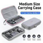Custodia rigida media aMagins per DJI Osmo Action 6 con inserto in schiuma rimovibile., For DJI Osmo Action 6