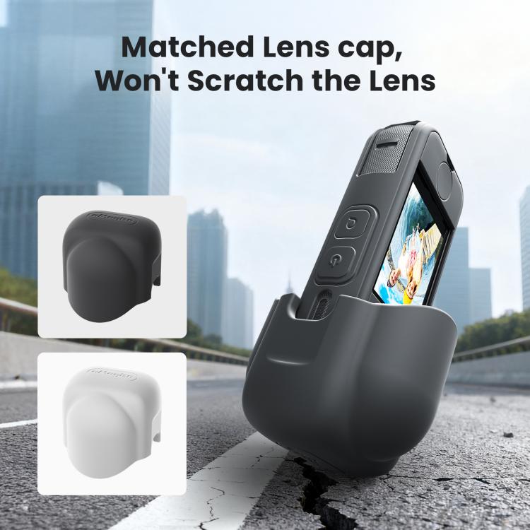 Per la fotocamera Insta360 X4 Air, aMagisn Silicone Case Black, aMagisn Silicone Case Gray, aMagisn Silicone Case & Lens Cap Black, aMagisn Silicone Case & Lens Cap Gray