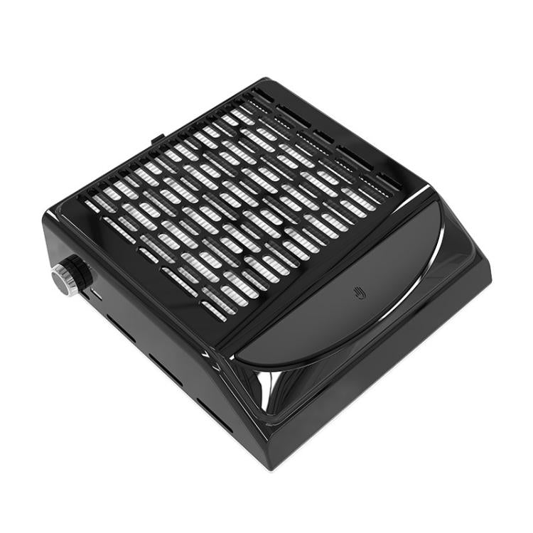 BLUEQUE BQ-858-10 Aspiratore per polvere di unghie con filtro, potenza 100W., EU Plug (Glossy Black), EU Plug (White), US Plug (White), EU Plug (Dark Gray), US Plug (Dark Gray), US Plug (Gold), EU Plug (Gold)