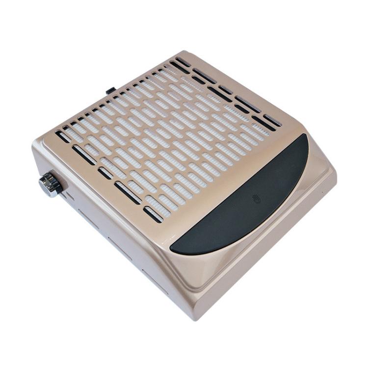 BLUEQUE BQ-858-10 Aspiratore per polvere di unghie con filtro, potenza 100W., EU Plug (Glossy Black), EU Plug (White), US Plug (White), EU Plug (Dark Gray), US Plug (Dark Gray), US Plug (Gold), EU Plug (Gold)