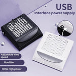 BLUEQUE BQ-858-10 Aspiratore per polvere di unghie con filtro, potenza 100W., EU Plug (Glossy Black), EU Plug (White), US Plug (White), EU Plug (Dark Gray), US Plug (Dark Gray), US Plug (Gold), EU Plug (Gold)