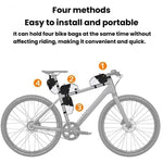 ENLEE WX-360 Borsa da telaio per bicicletta, impermeabile, da fissare al tubo orizzontale.