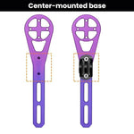 ENLEE E22171 Supporto per ciclocomputer e base di estensione per luce da bici