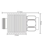 Attenuatore coassiale N-Type 10W DC-3G 1-50dB
