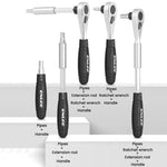 Kit di riparazione per bicicletta ENLEE da 10 pezzi con chiave a cricchetto, set di attrezzi di emergenza multifunzionale per la riparazione di pneumatici., 10pcs