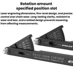 ENLEE Strumento di misurazione dell'usura della catena per biciclette, Standard, Hollow