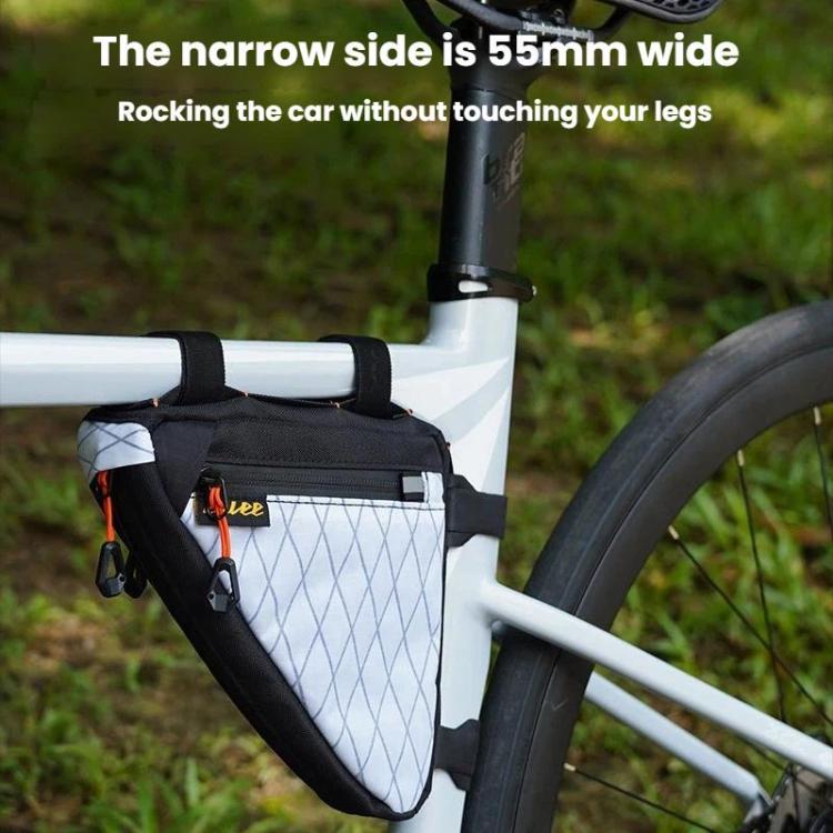 ENLEE PS-S100 Borsa triangolare da telaio per bicicletta, impermeabile, di grande capacità, porta attrezzi