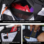 ENLEE PS-S100 Borsa triangolare da telaio per bicicletta, impermeabile, di grande capacità, porta attrezzi