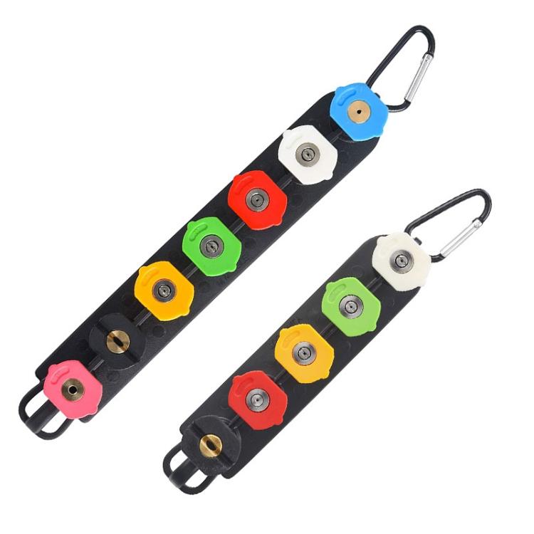 Ugello a ventaglio ad alta pressione per autolavaggio con copertura protettiva, Five Nozzles 1.1MM, Five Nozzles 1.2MM, Five Nozzles 1.4MM, Five Nozzles 1.6MM, Five Nozzles 2.0MM, Seven Nozzles 1.1MM, Seven Nozzles 1.2MM, Seven Nozzles 1.4MM           ...