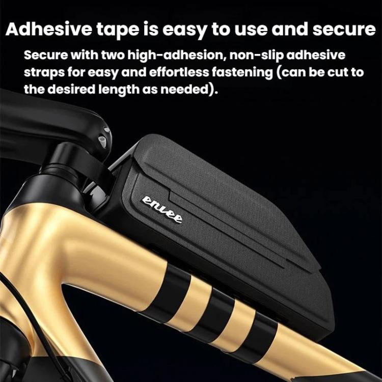 ENLEE EGO3 Borsa da telaio anteriore per bicicletta con chiusura magnetica, impermeabile.