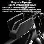 ENLEE EGO3 Borsa da telaio anteriore per bicicletta con chiusura magnetica, impermeabile.
