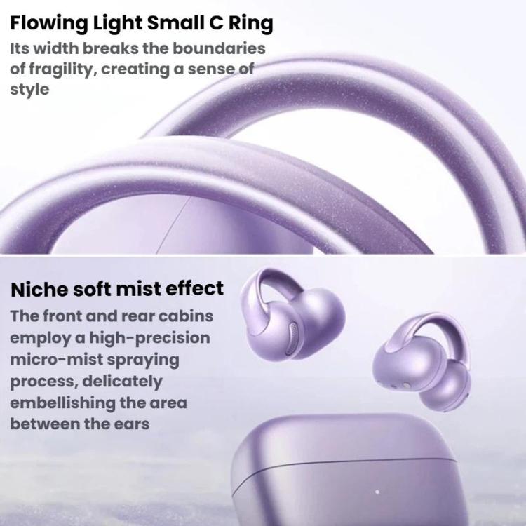 ANKER SoundCore C50i Auricolari Bluetooth a conduzione aerea con clip auricolare, auricolari sportivi wireless a orecchio aperto.