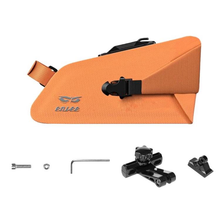 ENLEE Borsa sottosella a sgancio rapido, impermeabile e riflettente., 1.5L Orange, 1.5L Green, 1.5L Black, 1.3L Orange, 1.3L Green, 1.3L Black
