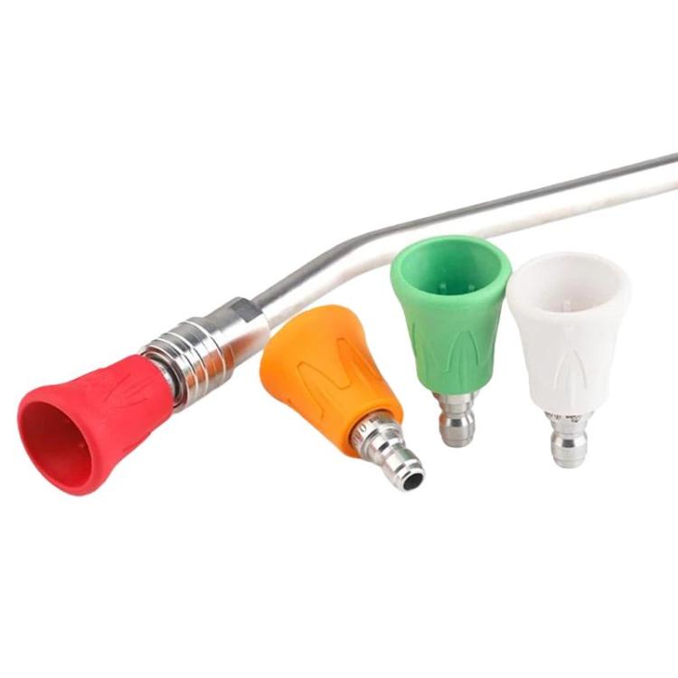 Ugello a innesto rapido antispruzzo da 1/4 di pollice per autolavaggio, con copertura in gomma morbida., 0-degree Red 035, 15-degree Yellow 035, 25-degree Green 035, 40-degree White 035, 0-degree Red 040, 15-degree Yellow 040, 25-degree Green 040      ...