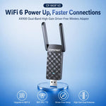 COMFAST CF-943F V2 AX900 WiFi 6 Bluetooth 5.4 Adattatore USB Scheda di rete wireless dual-band, CF-943F V2