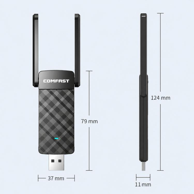 Adattatore USB WiFi 6 Bluetooth 5.4 COMFAST CF-943F V2