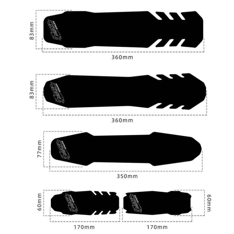Protezione inferiore del telaio della bicicletta, cuscinetto in silicone antiurto per telaio di mountain bike, ENLEE E815-A, ENLEE E815-B, ENLEE E815-C, ENLEE E815-D, ENLEE E815-E