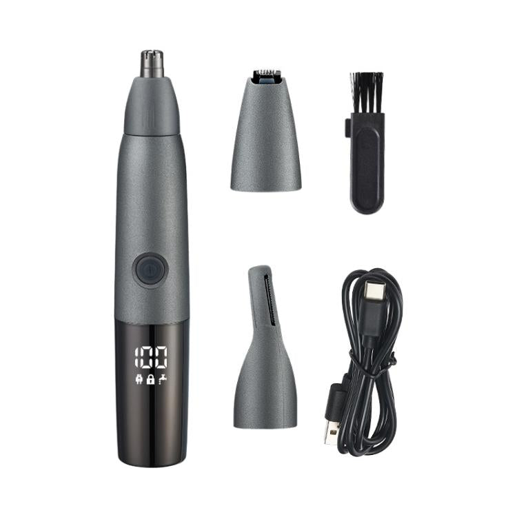 Tagliapeli del naso digitale elettrico completamente lavabile, 3 In 1 Gray, 3 In 1 White, 4 In 1 Gray, 4 In 1 White