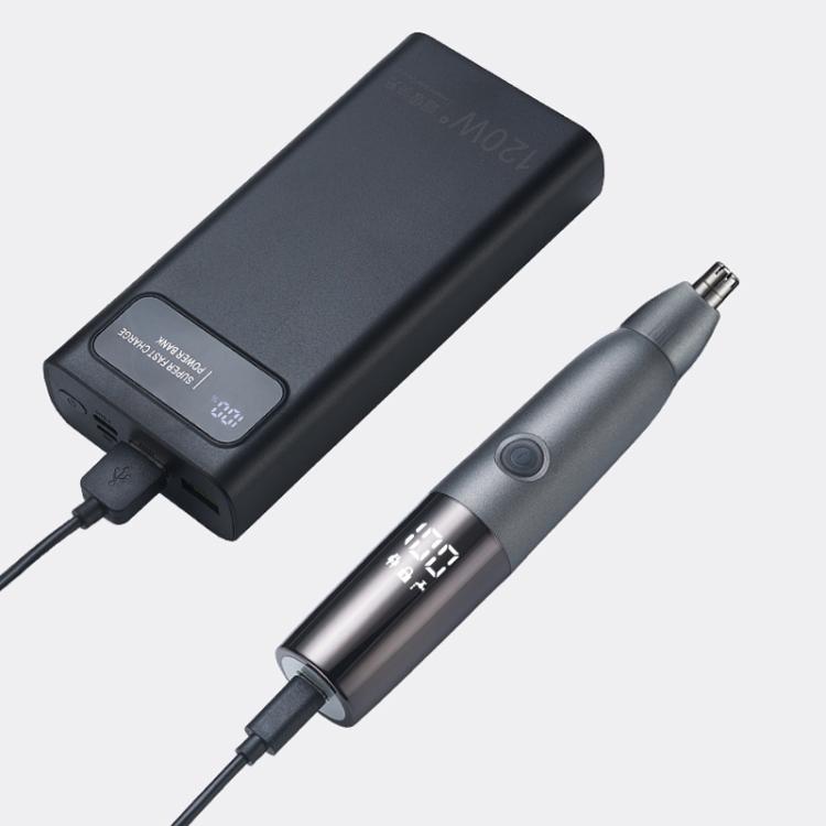 Tagliapeli del naso digitale elettrico completamente lavabile, 3 In 1 Gray, 3 In 1 White, 4 In 1 Gray, 4 In 1 White