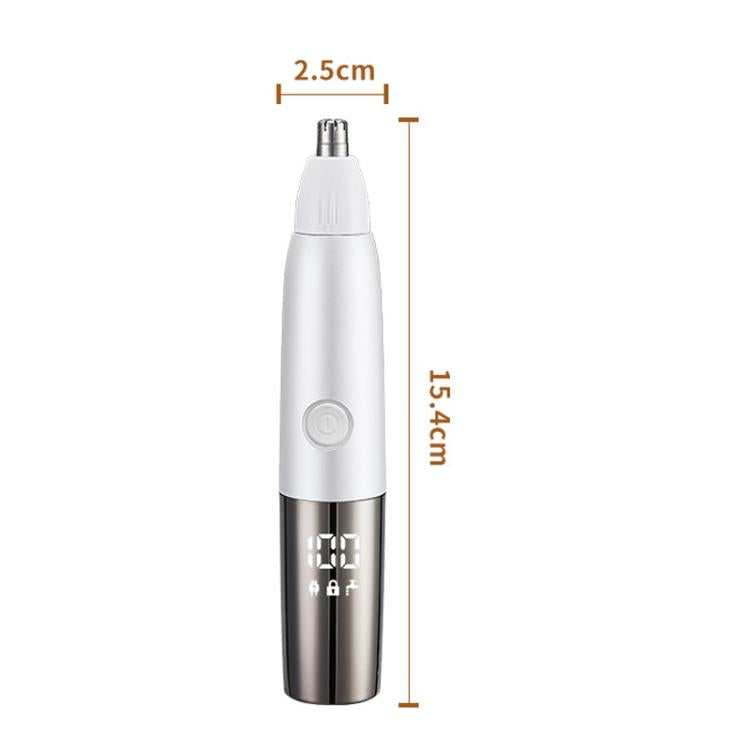 Tagliapeli del naso digitale elettrico completamente lavabile, 3 In 1 Gray, 3 In 1 White, 4 In 1 Gray, 4 In 1 White