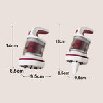 Mini Desktop Vacuum Cleaner 2-Speed USB Rechargeable, for Eraser Shavings & Keyboard Dust with Brush Nozzle