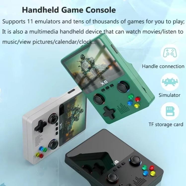 Console di gioco portatile X6 con doppio joystick 32GB