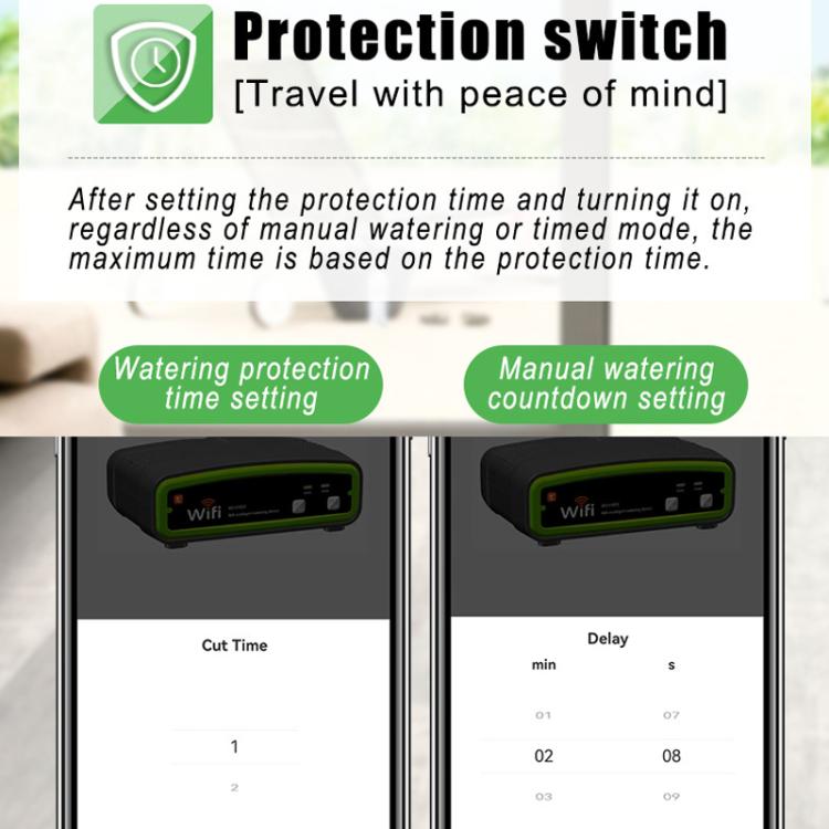 Sistema di irrigazione automatico intelligente a doppia pompa WD-01BDE con controllo remoto tramite app e Wi-Fi., WD-01BDE