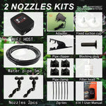 Sistema di nebulizzazione automatico per terrari e recinti per rettili, controllabile tramite Wi-Fi., 2 Nozzle Sets EU Plug, 2 Nozzle Sets US Plug, 2 Nozzle Sets UK Plug, 4 Nozzle Sets EU Plug, 4 Nozzle Sets US Plug, 4 Nozzle Sets UK Plug