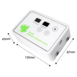 WD-01CS Dispositivo di irrigazione automatico a tempo con freccia a goccia regolabile, controllabile tramite app., USB, US Plug, UK Plug