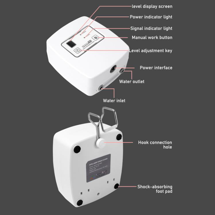 Sistema di irrigazione a goccia automatico temporizzato controllato tramite Wi-Fi, EU Plug, US Plug, UK Plug