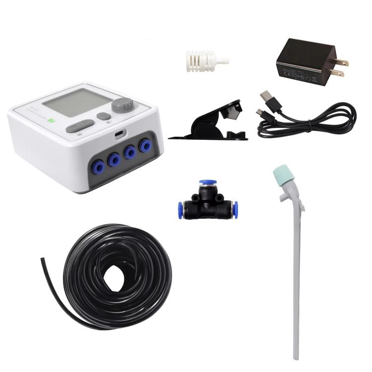 Sistema di irrigazione intelligente a doppia pompa per piante in vaso, gocciolatore automatico temporizzato, Adjustable Drip Arrow EU Plug, Adjustable Drip Arrow US Plug, Adjustable Drip Arrow UK Plug, Transparent Drip Arrow EU Plug                    ...
