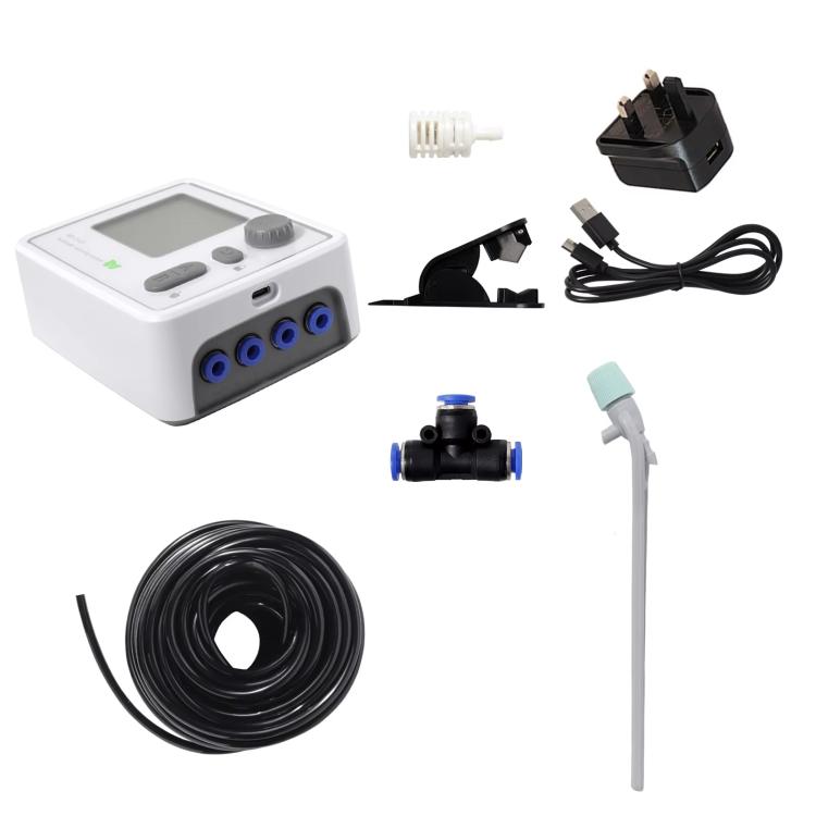 Sistema di irrigazione intelligente a doppia pompa per piante in vaso, gocciolatore automatico temporizzato, Adjustable Drip Arrow EU Plug, Adjustable Drip Arrow US Plug, Adjustable Drip Arrow UK Plug, Transparent Drip Arrow EU Plug                    ...