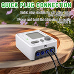 Sistema di irrigazione intelligente a doppia pompa per piante in vaso, gocciolatore automatico temporizzato, Adjustable Drip Arrow EU Plug, Adjustable Drip Arrow US Plug, Adjustable Drip Arrow UK Plug, Transparent Drip Arrow EU Plug                    ...