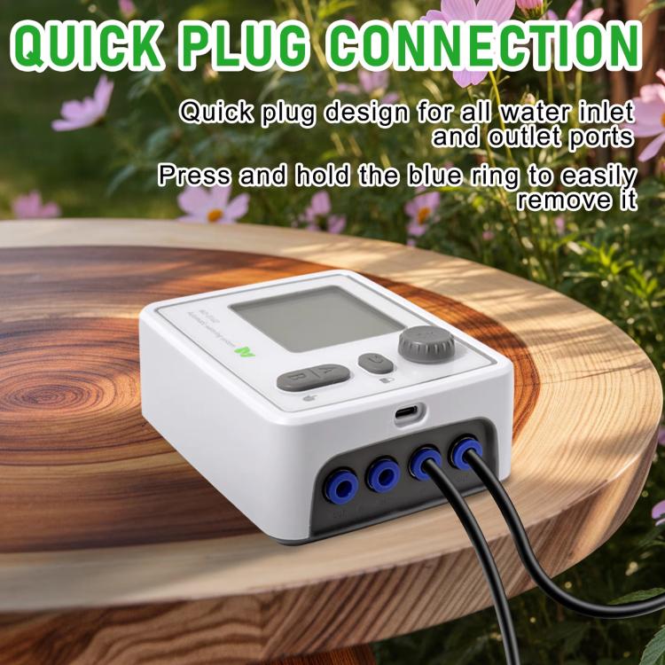 Sistema di irrigazione intelligente a doppia pompa per piante in vaso, gocciolatore automatico temporizzato, Adjustable Drip Arrow EU Plug, Adjustable Drip Arrow US Plug, Adjustable Drip Arrow UK Plug, Transparent Drip Arrow EU Plug                    ...