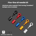Connettore per tubo flessibile freno a disco idraulico ENLEE E511 a 5 linee per bicicletta.