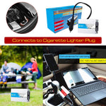 Inverter di potenza per auto Gurxun da 150 W in lega di alluminio con presa accendisigari, With Cigarette Lighter