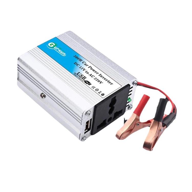 Inverter auto 150W Gurxun in lega di alluminio con morsetti