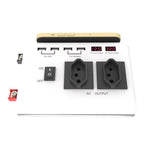 Presa inverter a doppia porta USB con display digitale per auto, conversione di potenza., EU Plug 12V To 220V, US Plug 12V To 110V, Brazil Plug 12V To 110V, Brazil Plug 12V To 220V