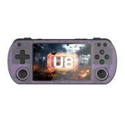Console di gioco portatile U8 Retro open-source con schermo IPS HD da 4 pollici., 64G, 128G