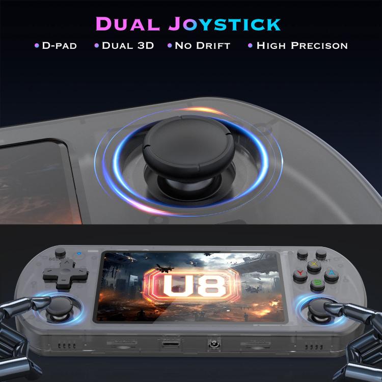 Console di gioco portatile U8 Retro con schermo IPS 4 pollici