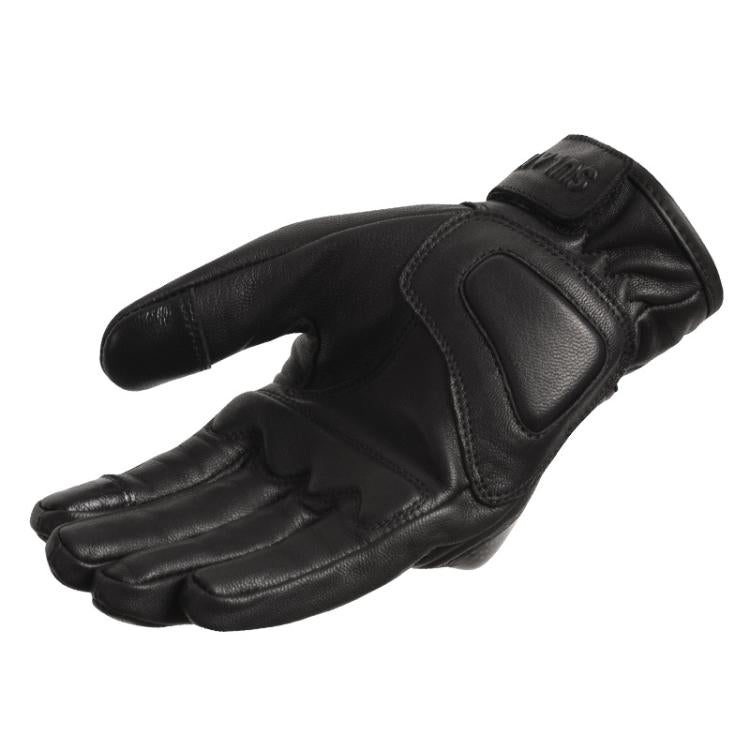 Guanti da moto SULAITE in montone, traspiranti e a dita intere, con protezione in pelle di pecora., For Summer, For Winter With Fleece Lining
