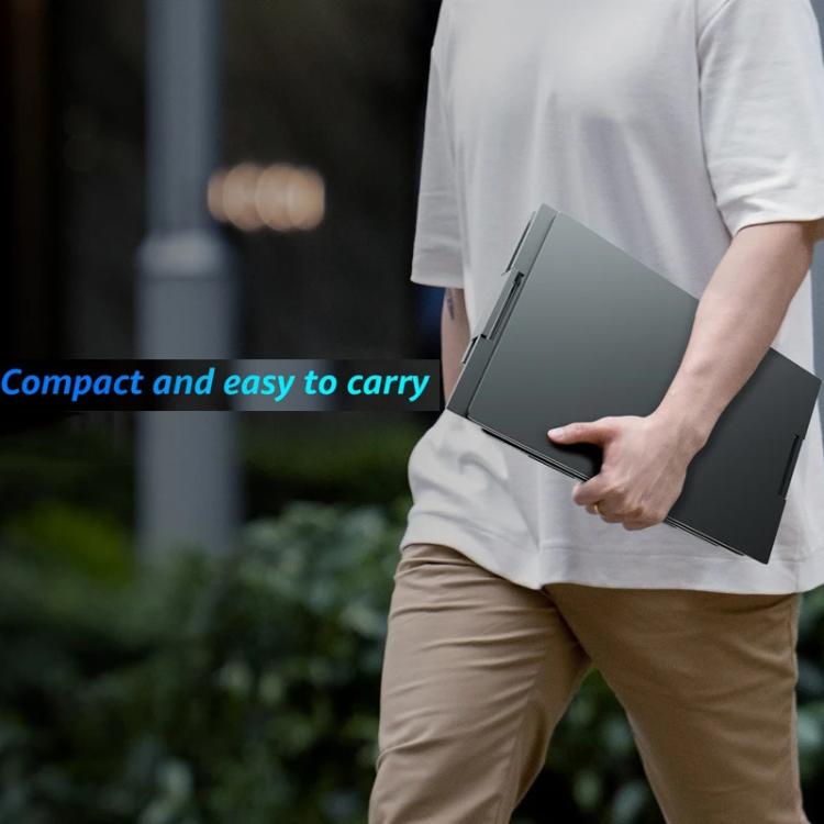 Triple-Screen One-Cable Connection 1080P Laptop Extension Display Portable Monitor, 14 inch, 15.6 inch