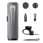 Faro anteriore per bicicletta ENLEE EN-22 IP66 impermeabile ad alta luminosità, antiabbagliamento, per guida notturna, 1600LM Black, 1600LM Grey, 2000LM Black, 2000LM Grey
