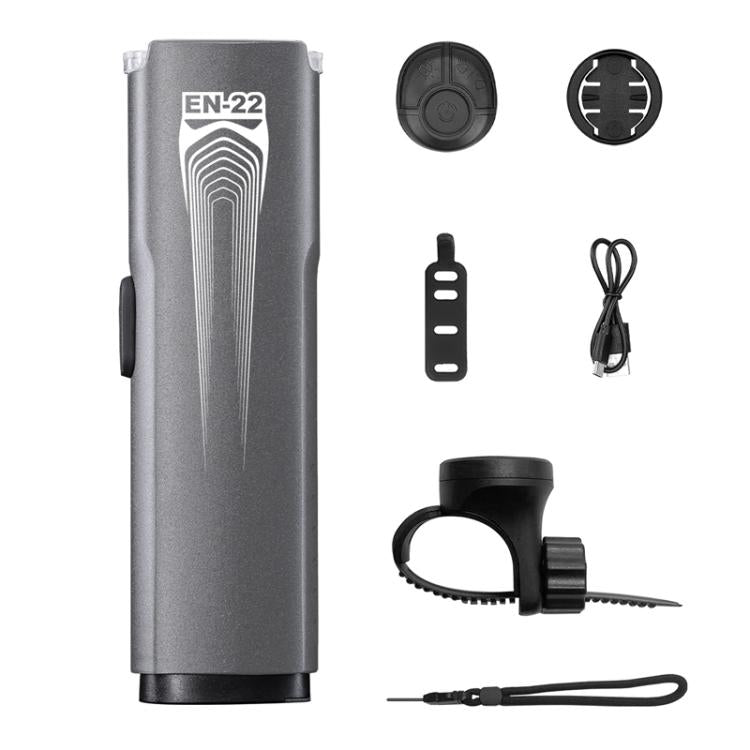 Faro anteriore per bicicletta ENLEE EN-22 IP66 impermeabile ad alta luminosità, antiabbagliamento, per guida notturna, 1600LM Black, 1600LM Grey, 2000LM Black, 2000LM Grey