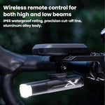 Faro anteriore per bicicletta ENLEE EN-22 IP66 impermeabile ad alta luminosità, antiabbagliamento, per guida notturna, 1600LM Black, 1600LM Grey, 2000LM Black, 2000LM Grey